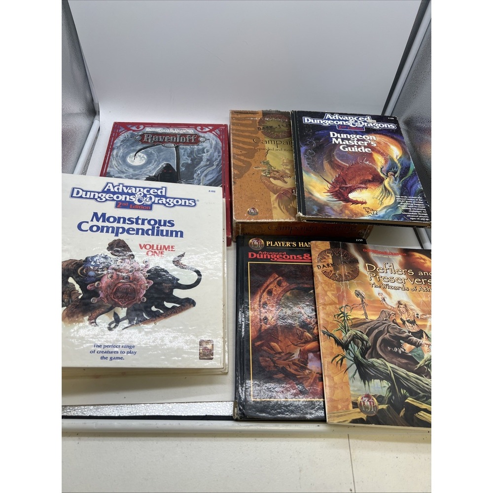 Lot Of Advanced Dungeons & Dragons Book Games